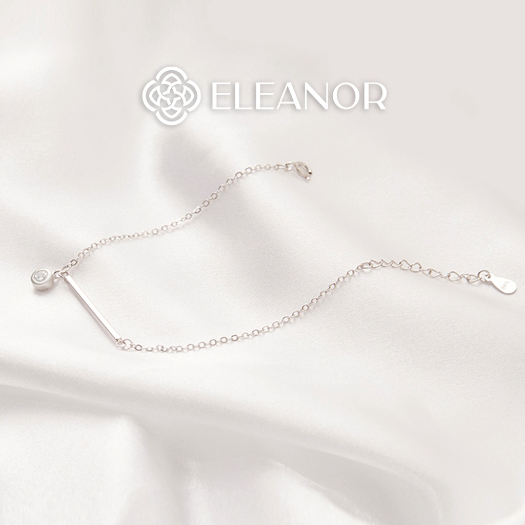 Vòng tay nữ dây rút bạc 925 Eleanor Accessories dạng chuỗi hạt basic phụ kiện trang sức 5785
