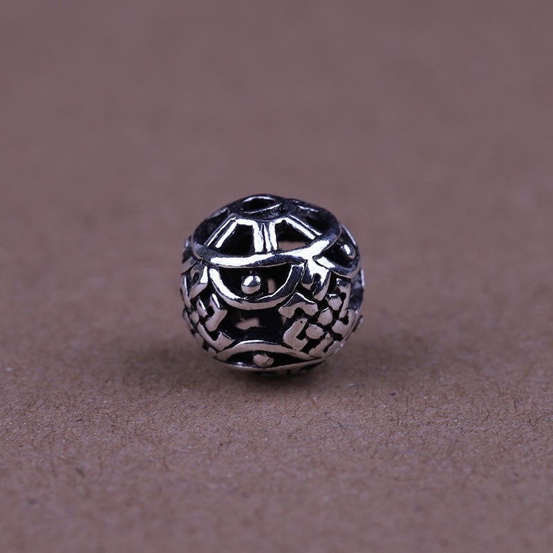 Set 20 Charm bạc Tạng làm handmade - Pháp khí Mật tông - Phật giáo Tây Tạng