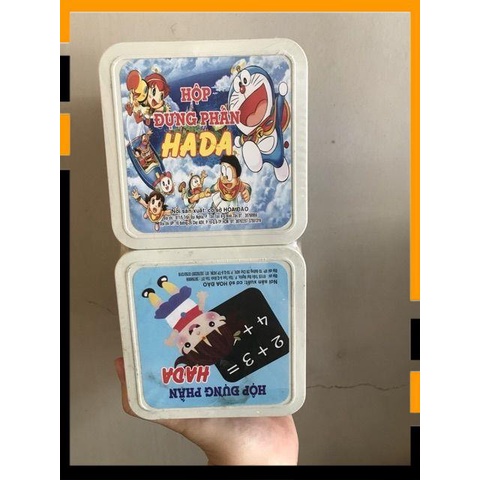 [SIÊU RẺ] Hộp phấn kèm mút bôi bảng