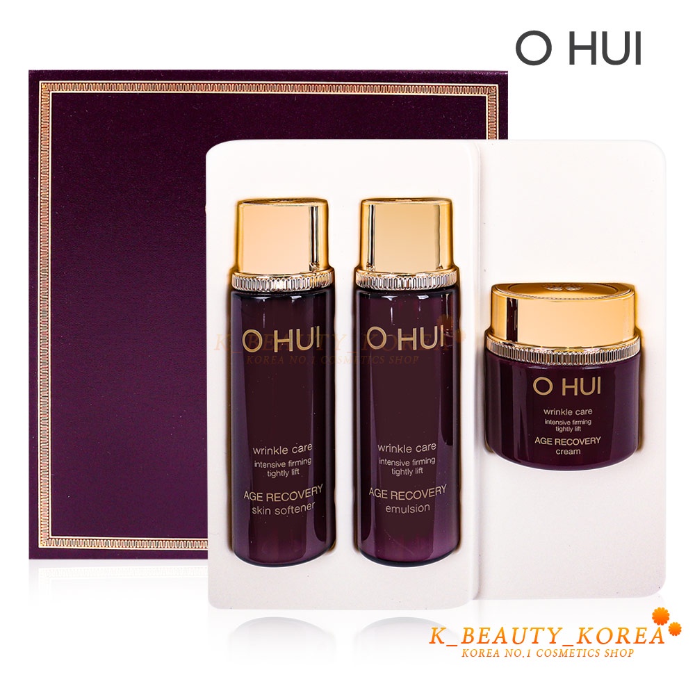 Bộ 3 Sản Phẩm Phục Hồi Làn Da Chống Lão Hóa Age Recovery miniature 3pcs kit (Skin+Emulsion+Cream)