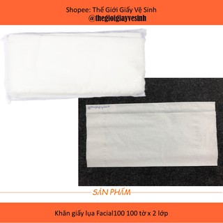 Khăn giấy lụa mềm mịn FC100 100 tờ x 2 lớp