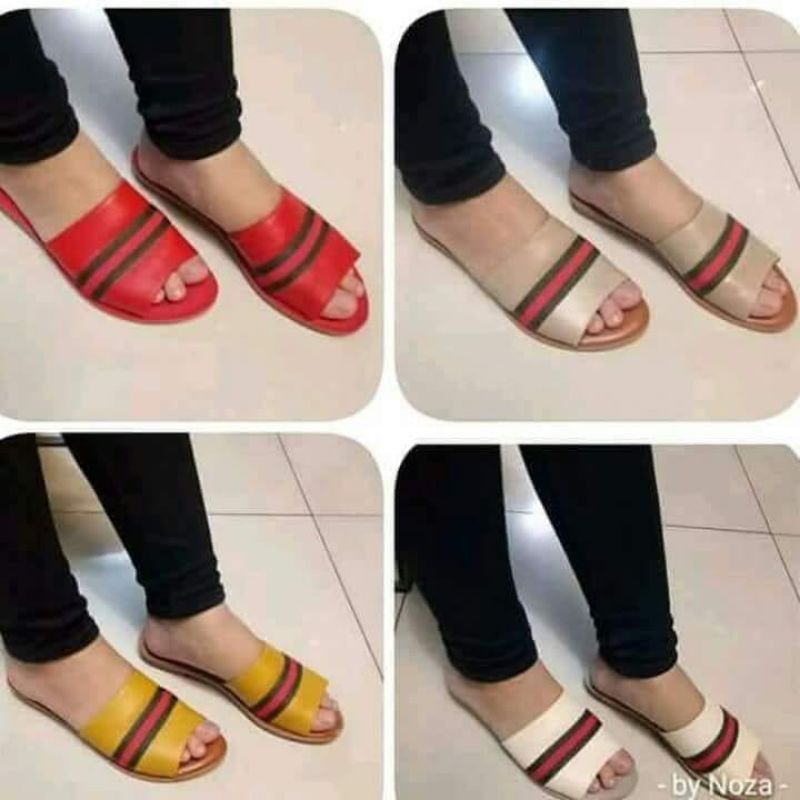 Sandal Gucci Chất Liệu Da 100% Chính Hãng Cao Cấp