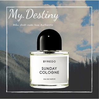 🖤 nước hoa dùng thử byredo sunday cologne test 10ml/20ml _mʏ.dᴇsᴛɪɴʏ