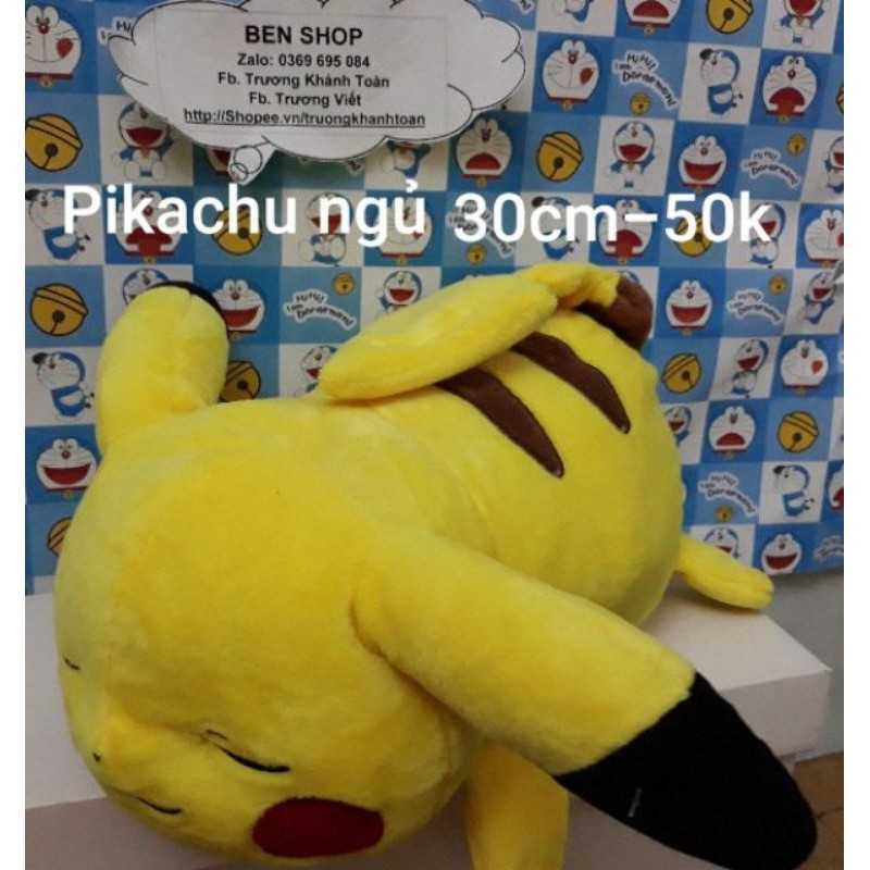 Gấu bông si Pikachu kiện Nhật, Hàn(Ảnh thật)