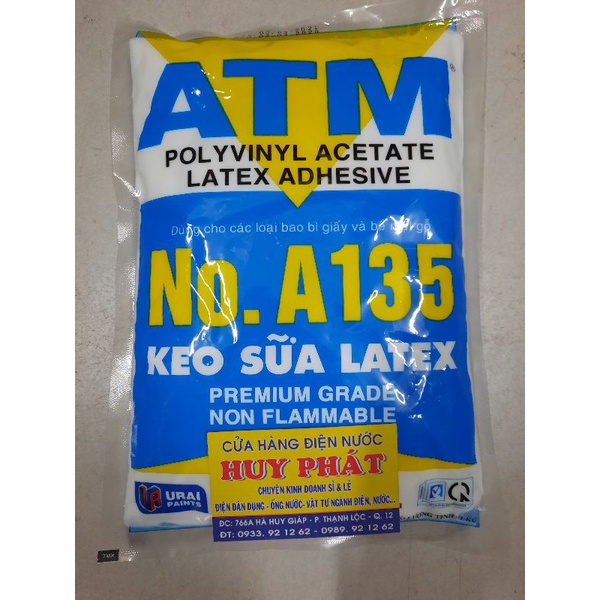 Keo sữa dán giấy dán tường dán da simili đa năng ATM 1kg nguyên liệu làm Slime (hàng chính hãng giá tốt)