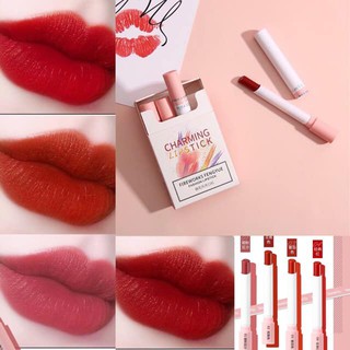 Set 4 Son sáp thỏi Charming lipstick Bamila