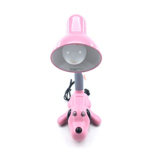 Đèn bàn đq dkl06 b kiểu con chó hồng