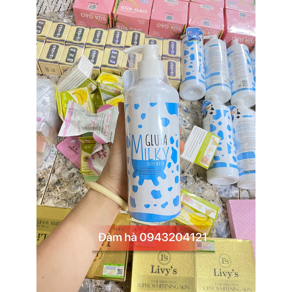 Sữa tắm con bò Gluta Milky Thái Lan