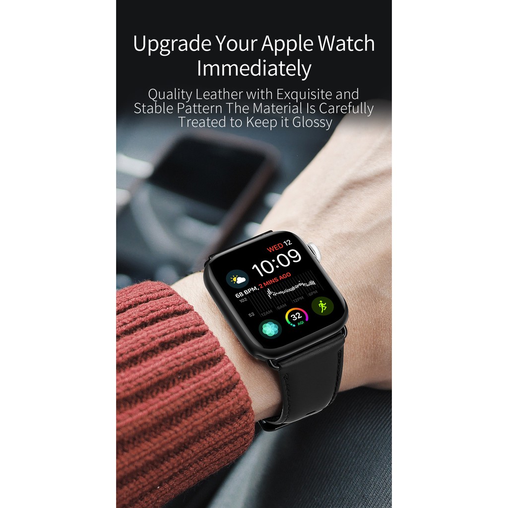 Dây Da thật DUX DUCIS For Apple Watch (Phiên bản Business)