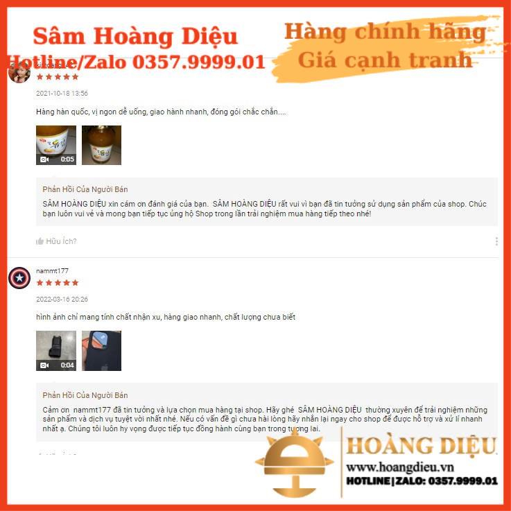 SÂM HOÀNG DIỆU - Trà mật ong chanh đào Hàn Quốc nắp vàng hũ lớn Citron honey 1kg