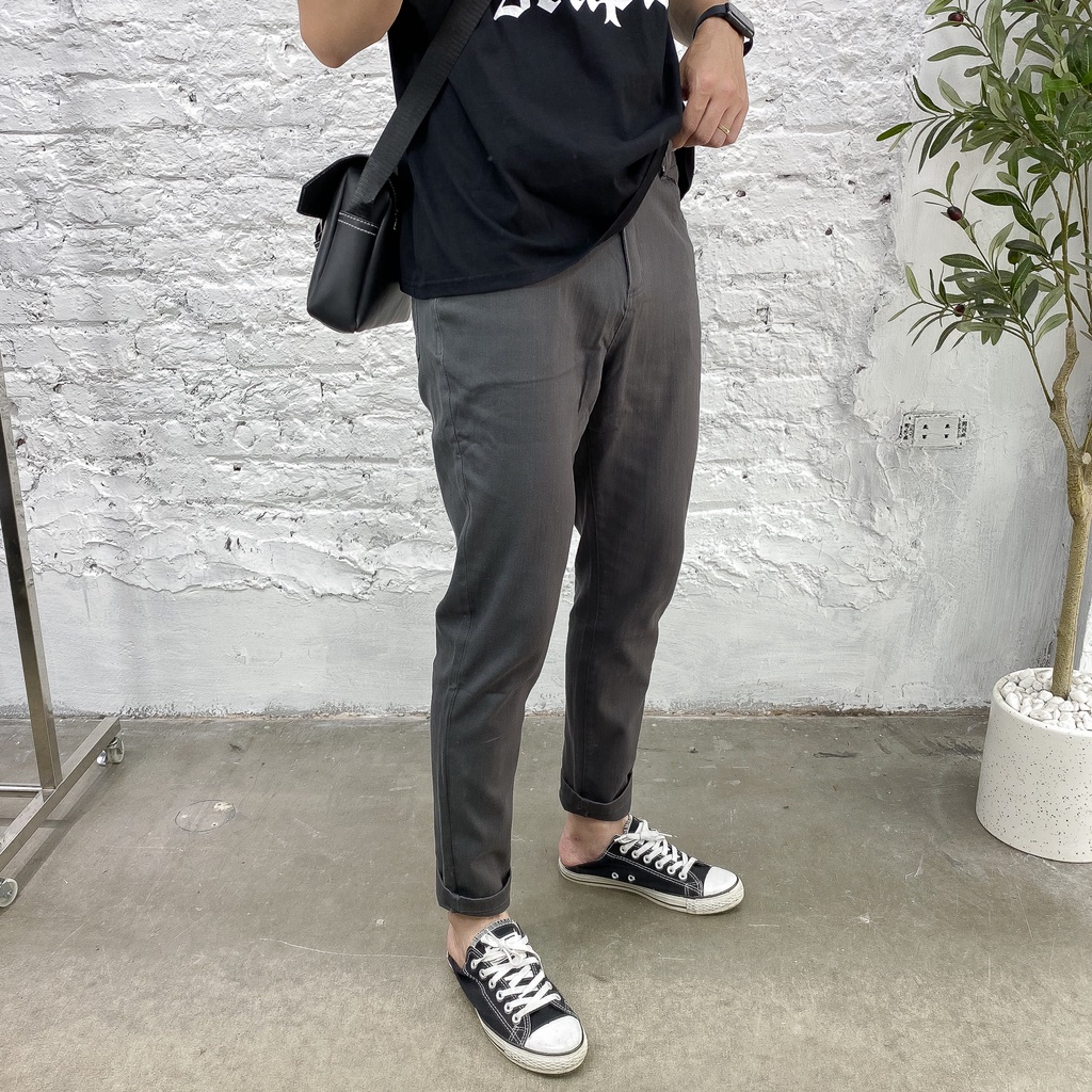Quần kaki Nam BT kiểu túi giả jean, quần vải co giãn 4 màu tông nhạt streetstyle Hàn Quốc GATE6 - #4668