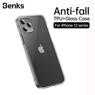 [Benks Official] Benks Ốp điện thoại TPU mặt kính trong suốt siêu mỏng bảo vệ cho IPHONE 12 Mini 11 PRO MAX