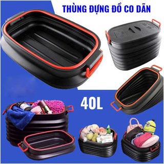 Thùng đựng đồ co giãn cho ô tô 40 lít