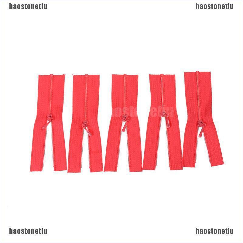 Set 5 Dây Khóa Kéo Mini Dùng May Quần Áo Búp Bê DIY