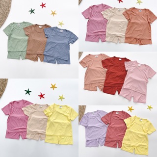 Set 3 bộ thun tăm đùi cho bé