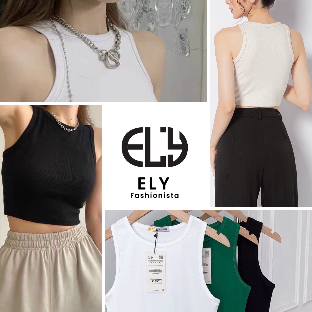 Áo tank top nữ chất borib CAO CẤP co giãn tốt áo ba lỗ thể thao bigsize ELY206A