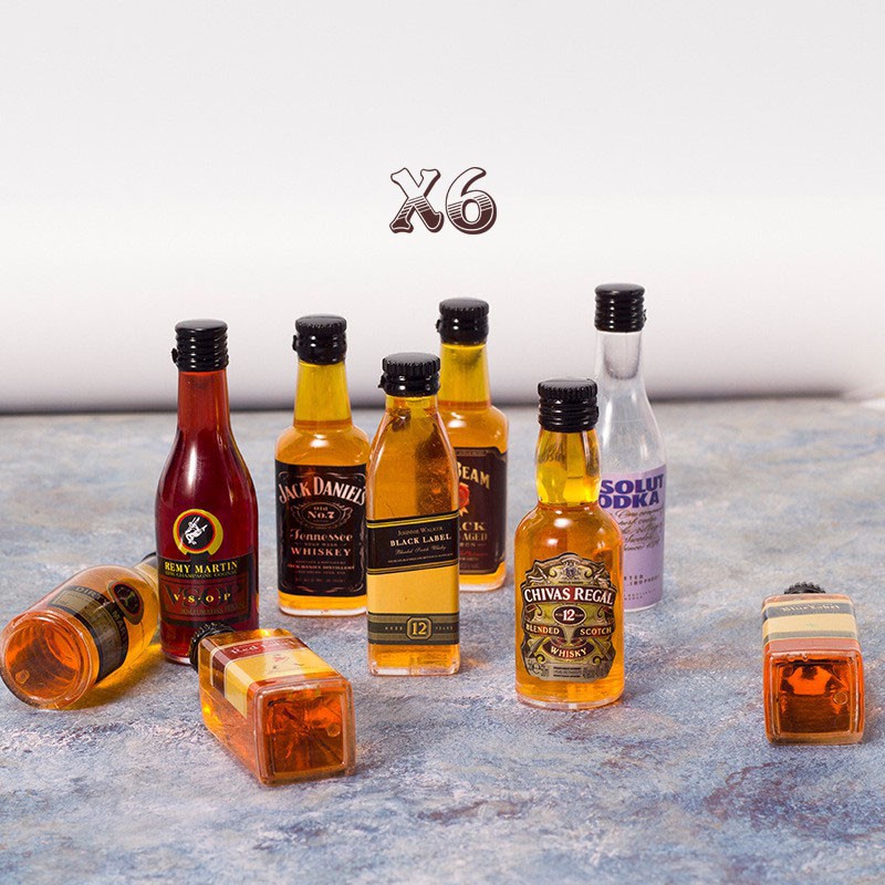 Mô hình chai rượu/bia trang trí bánh sinh nhật