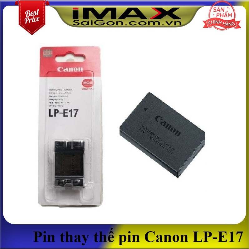 Pin thay thế pin máy ảnh Canon LP-E17