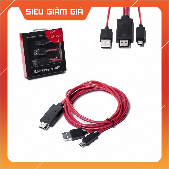 Dây Cáp HDMI Android Kết Nối Điện Thoại Với TiVi |Phutuan2410