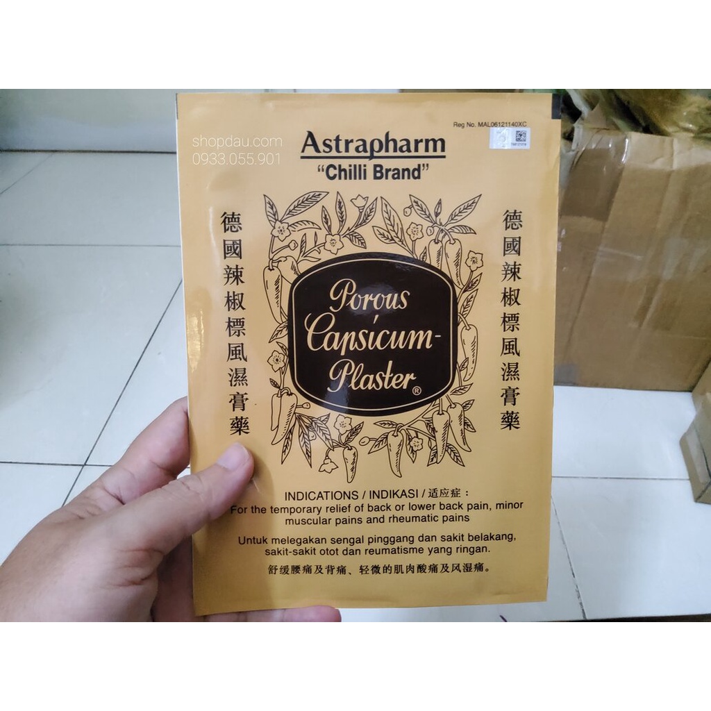 Miếng Dán Nóng Giảm Đau AstraPharm Chilli Brand