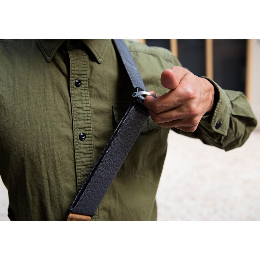 Dây máy ảnh Thao tác nhanh Peak Design Slide Ash xám, Bản to 4.5cm cho máy DSLR