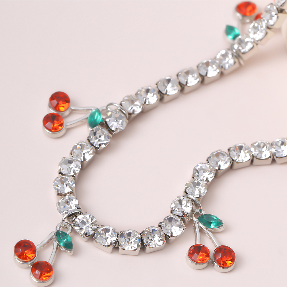 Dây Chuyền Hợp Kim Hình Quả Cherry Xinh Xắn Cho Nữ