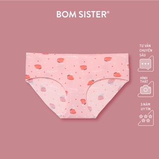 Quần lót su đúc cắt viền hoạ tiết dễ thương BOM SISTER Q1620