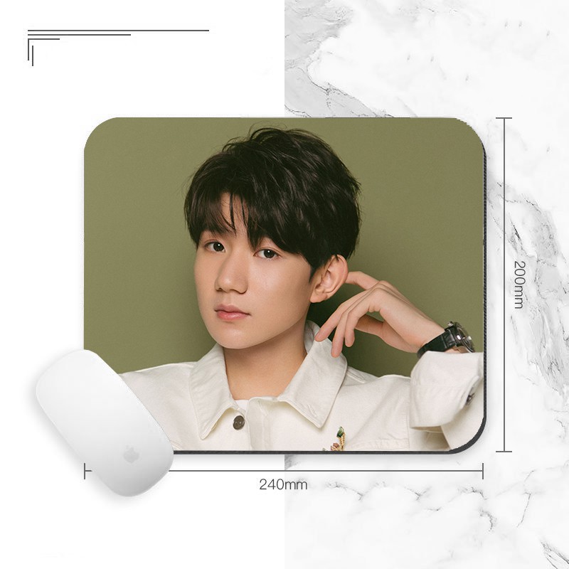 Miếng lót chuột IN HÌNH Vương Nguyên TFBoys idol thần tượng cpop tiện lợi quà tặng xinh xắn