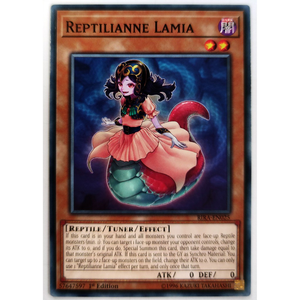 [Thẻ Yugioh] Reptilianne Lamia |EN| Common (5D's)