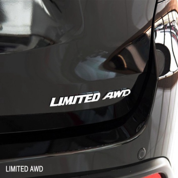 Sản Phẩm Decal tem chữ AWD inox dán trang trí ô tô G40108 (HÀNG LOẠI 1)