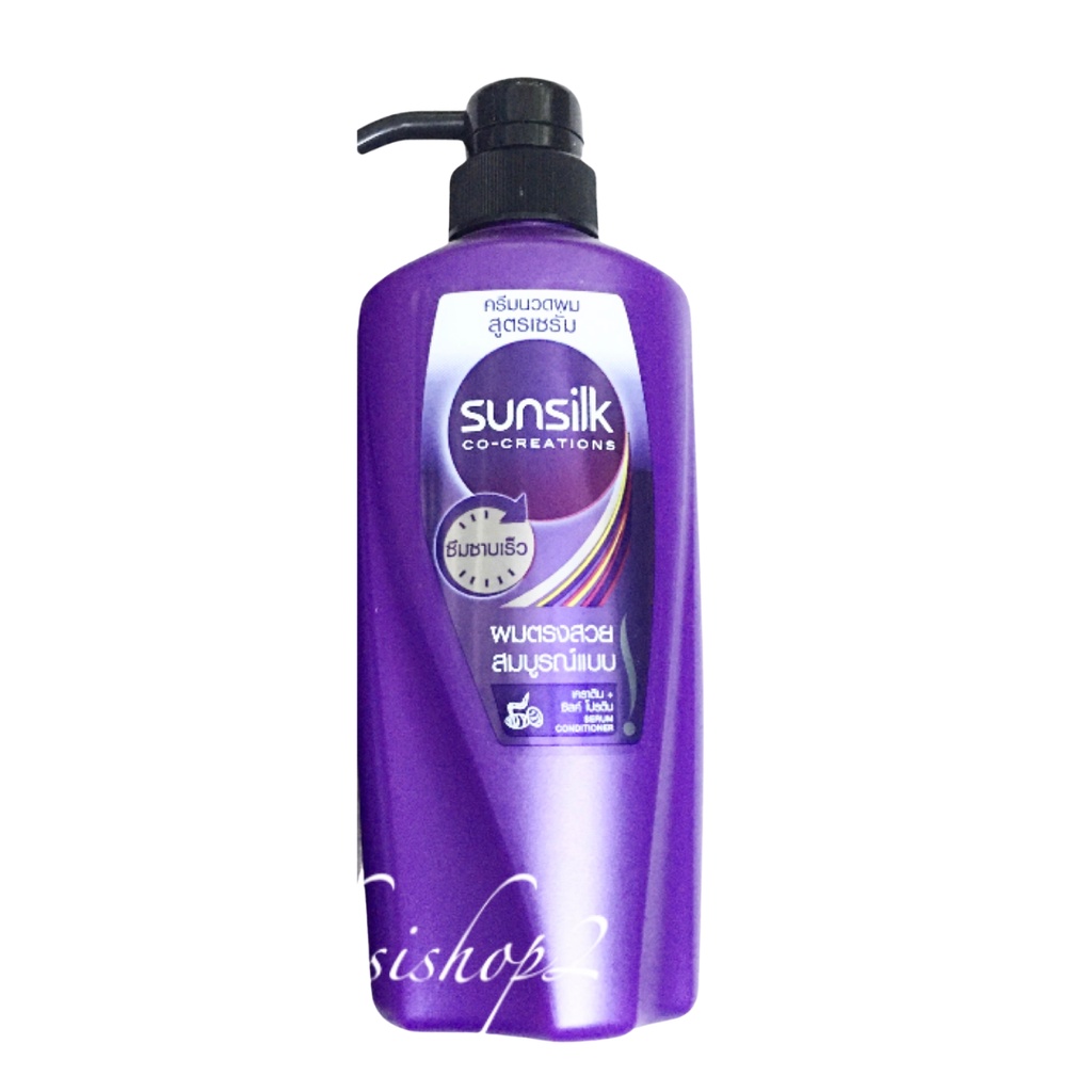 CẶP 2 CHAI GỘI &amp; XẢ SUNSILK THAILAND 450ml  PHỤC HỒI DƯỠNG MẠNH HIỆU QUẢ