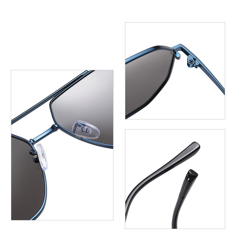 Kính râm phân cực hợp kim Aviator nam nữ 8537