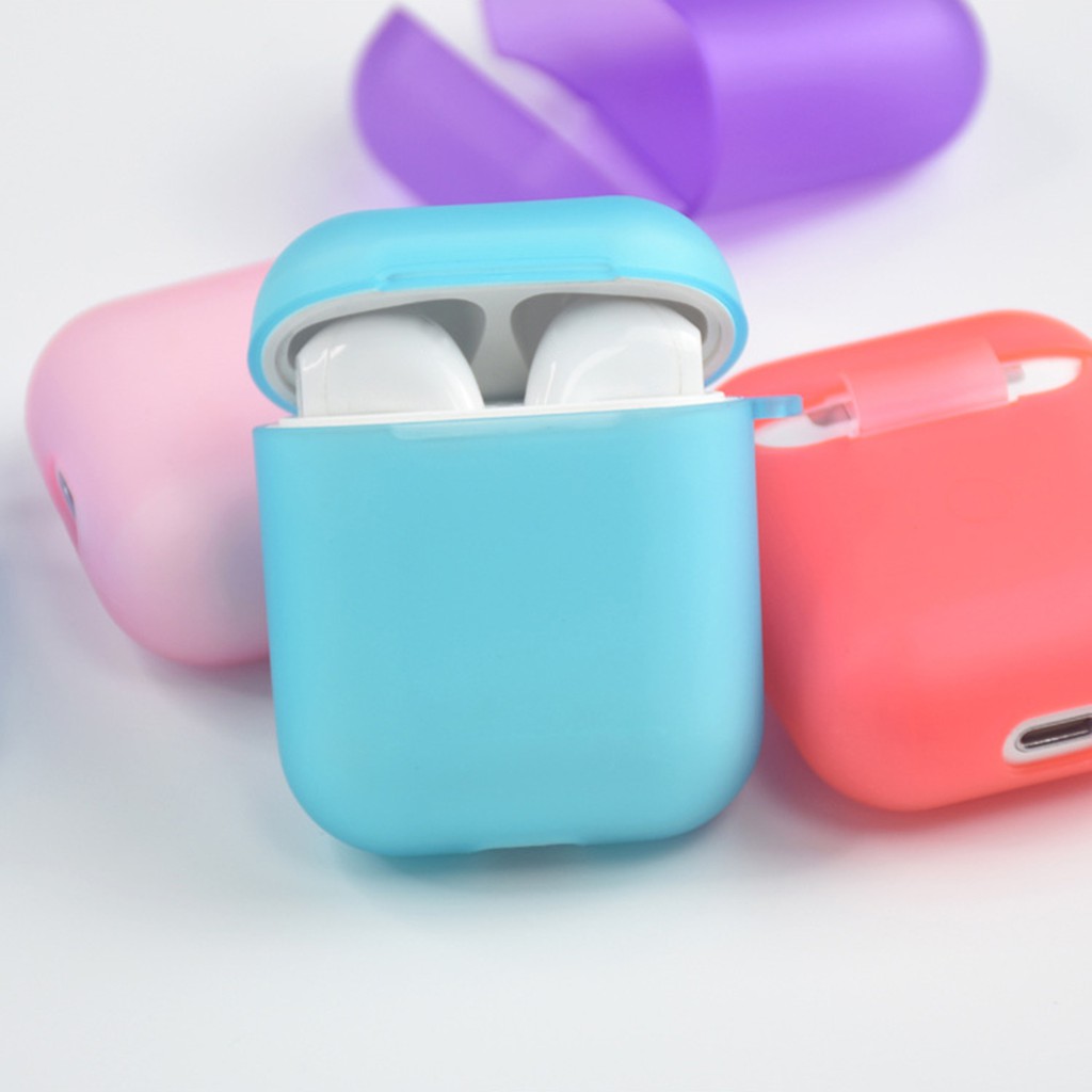 Vỏ Bảo Vệ Hộp Sạc Tai Nghe Airpods 1 / 2 Bằng Tpu Chống Bụi / Trầy Xước Tiện Dụng