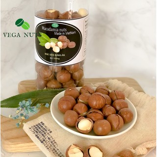 Hạt Macca Đăk Lăk Organic Nhà Trồng Sạch Sấy Nứt Vỏ (Ăn Vặt/ Ăn Kiêng) (Hạt mắc ca) 500Gr