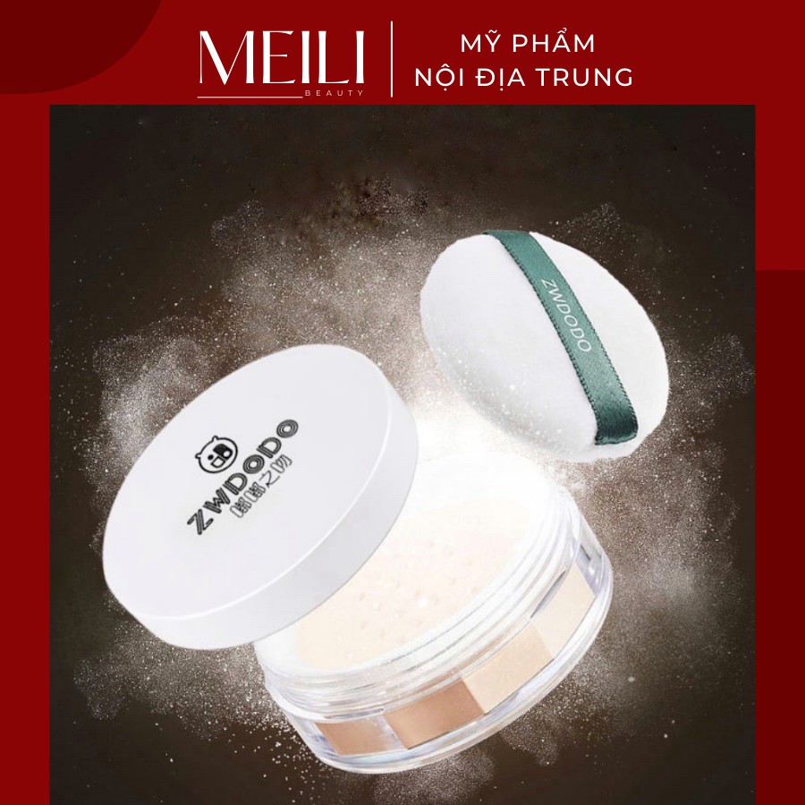 Phấn Phủ Dạng Bột Chống Thấm Nước, Kiểm Soát Dầu Hiệu Quả ZWDODO - Meili Beauty