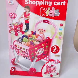 XE ĐẨy siêu thị cho bé gái
