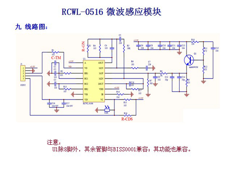 Mô Đun Cảm Biến Thông Minh Rcwl-0516