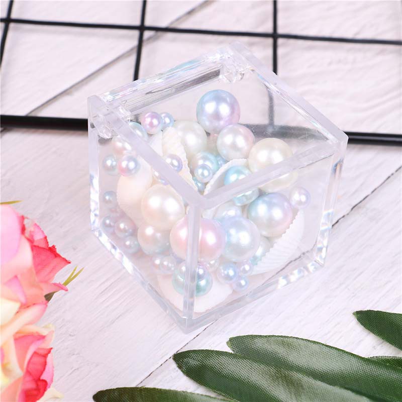 Hộp Đựng Kẹo Bằng acrylic Trong Suốt Dùng Trang Trí Tiệc Cưới