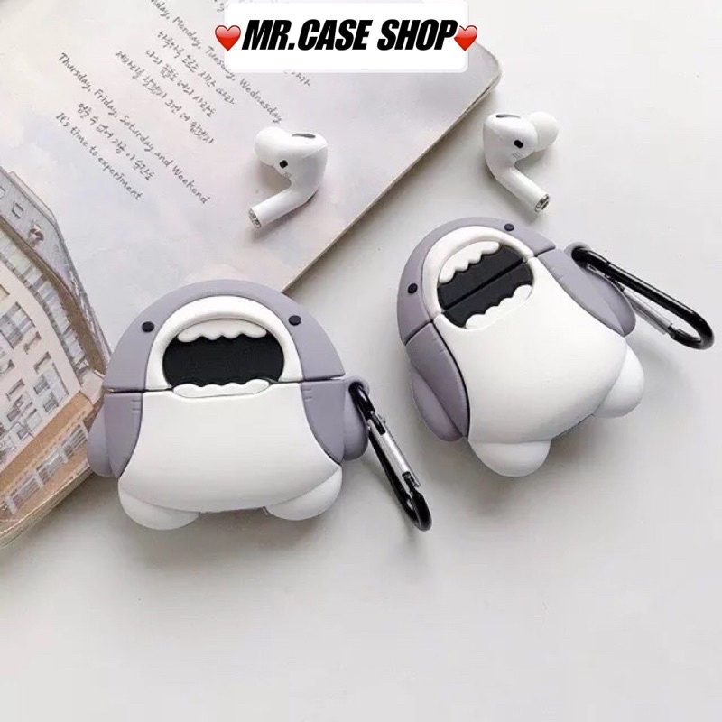 Case Airpods 1/2 Pro Vỏ Ốp Đựng Tai Nghe Hình Hoạt hình Dẻo silicon- Mr.Case