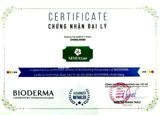 Nước Tẩy Trang Bioderma H2O Pháp