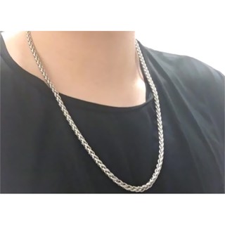 DÂY CHUYỀN NAM INOX KIỂU BÔNG DỪA 5LY đẹp, không đen, không rỉ - CSJ Shop