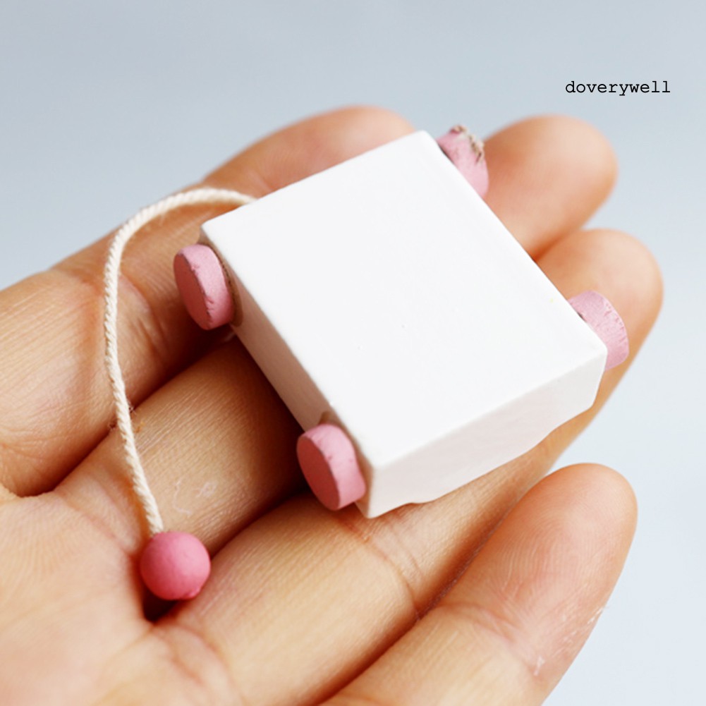 Mô Hình Xe Kéo Mini Cho Trang Trí Nhà Búp Bê Tỉ Lệ 1 / 8 1 / 12