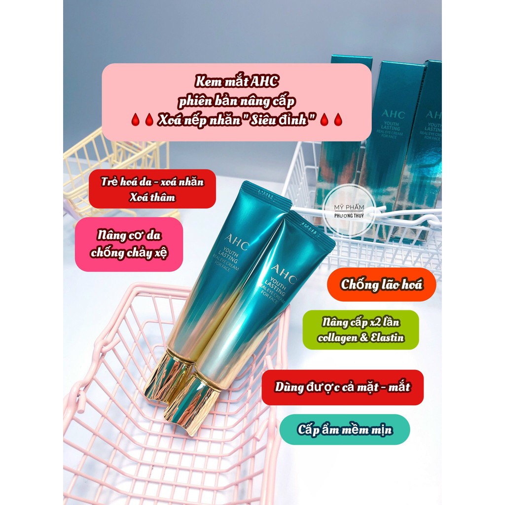 [AUTH] Kem dưỡng mắt AHC youth lasting (phiên bản màu xanh lá)