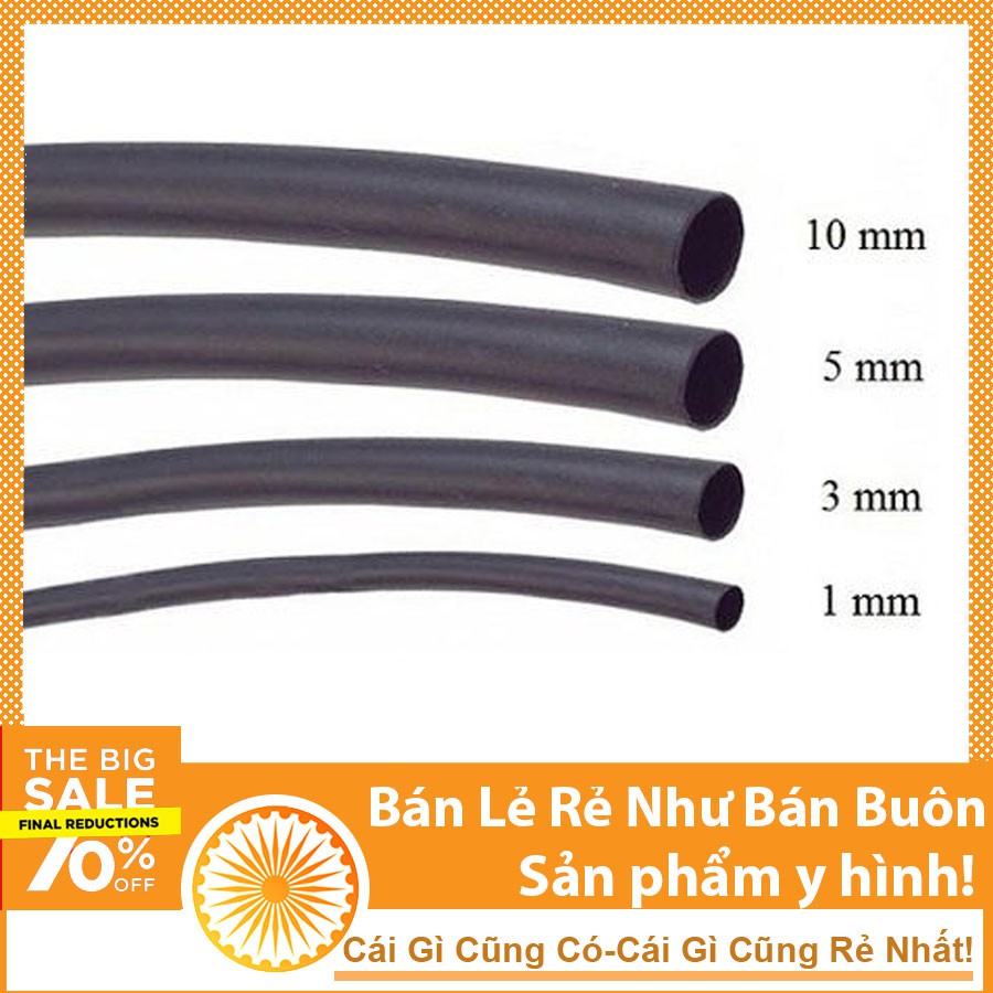 [Mã HLXU1111 hoàn 20K xu đơn 50K] Gen Co Nhiệt Bọc Cách Điện - Màu Sắc Ngẫu Nhiên