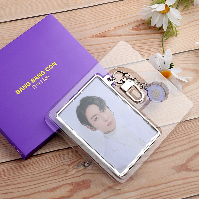 Photo Card Holder Keyring BTS (Móc khóa đựng card BTS BBC)