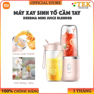 Dem-nu05| máy xay sinh tố cầm tay deerma mini juice blender 1500mah - dem-nu06 - tekhouse