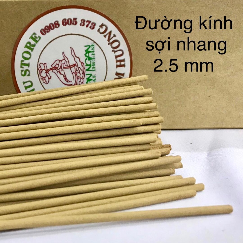 Nhang cây Trầm Hương 30 cm- thơm chuẩn Trầm hương, dâng gia tiên, thanh lọc không khí, tẩy uế hiệu quả- Tanu Store