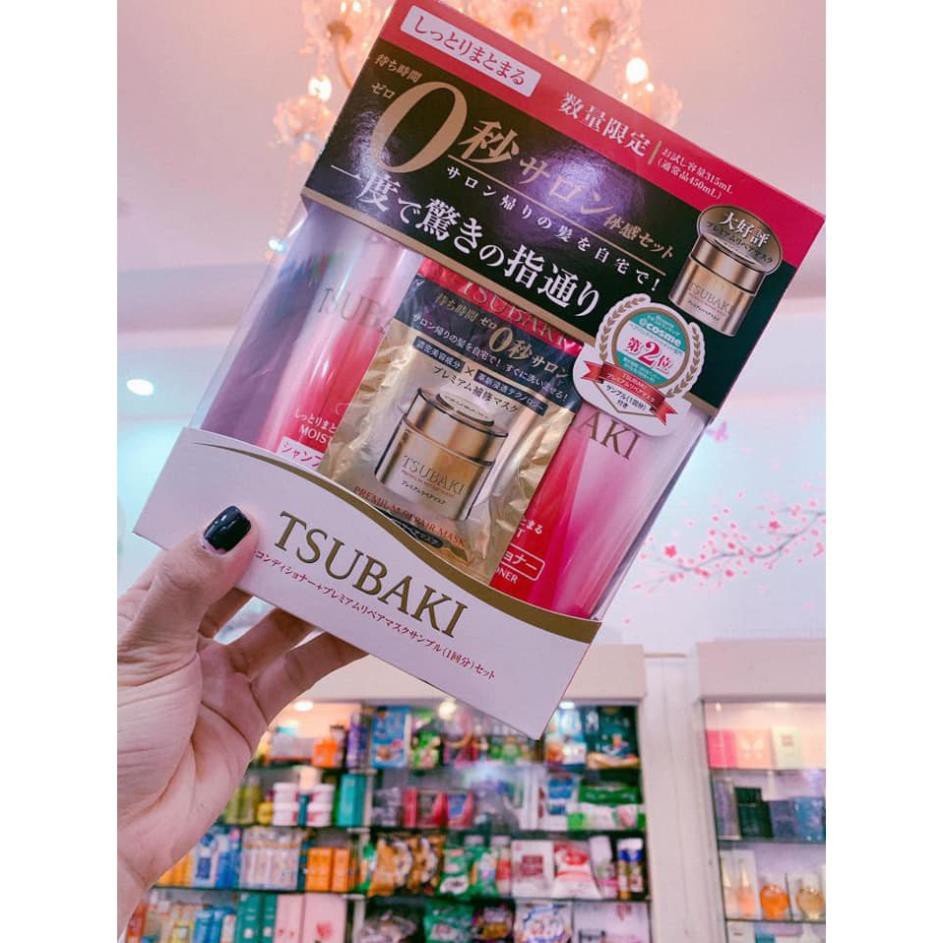 Bộ dầu gội xả Tsubaki Shiseido Nhật Bản