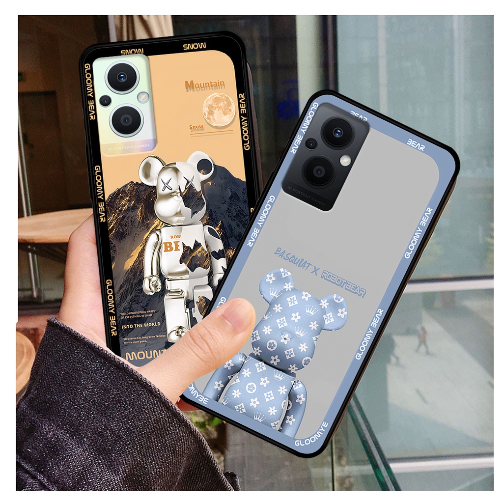 Ốp Oppo Reno 7 4G - Reno 7 / Reno 7Z 5G / Reno 7 in hình bearbrick, moutain nasa cá tính,ốp lưng chống sốc, bền đẹp