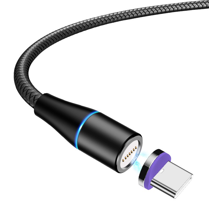 Dây Cáp Sạc Nhanh Truyền Dữ Liệu type-c Năm 2021 5A Có Nam Châm Siêu Nhanh Cho Thiết Bị Apple Android